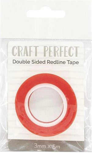 Craft Perfect dubbelzijdig Redline-tape 3 mm x 5 m